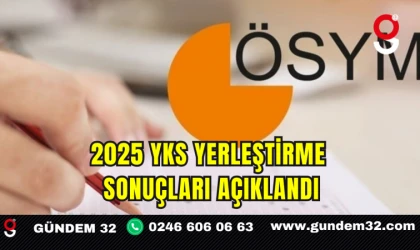 2025 YKS Yerleştirme Sonuçları Açıklandı