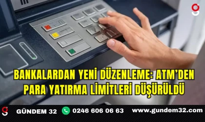 Bankalardan Yeni Düzenleme: ATM’den Para Yatırma Limitleri Düşürüldü