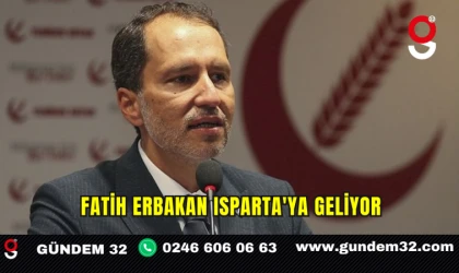 Fatih Erbakan Isparta'ya Geliyor