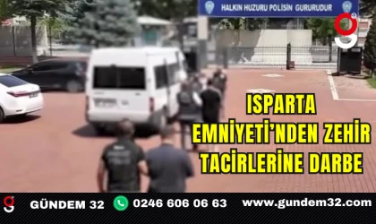 Isparta Emniyeti’nden Zehir Tacirlerine Darbe