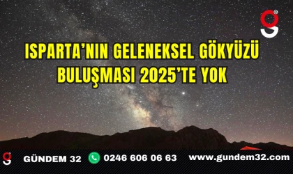 Isparta’nın Geleneksel Gökyüzü Buluşması 2025’te Yok