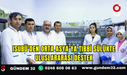 ISUBÜ'den Orta Asya’ya Tıbbi Sülükte Uluslararası Destek