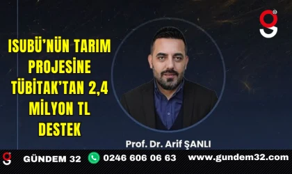 ISUBÜ’nün Tarım Projesine TÜBİTAK’tan 2,4 Milyon TL Destek