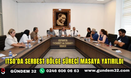 ITSO’DA SERBEST BÖLGE SÜRECİ MASAYA YATIRILDI