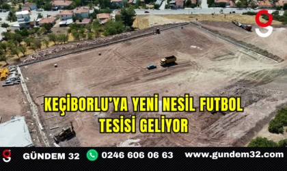 Keçiborlu’ya Yeni Nesil Futbol Tesisi Geliyor