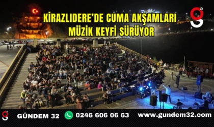 Kirazlıdere’de Cuma Akşamları Müzik Keyfi Sürüyor