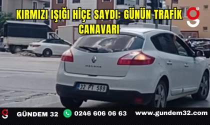 Kırmızı Işığı Hiçe Saydı: Günün Trafik Canavarı