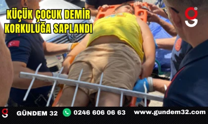 Küçük Çocuk Demir Korkuluğa Saplandı