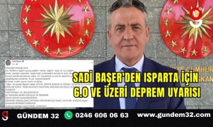 Sadi Başer'den Batı Türkiye İçin 6.0 ve Üzeri Deprem Uyarısı