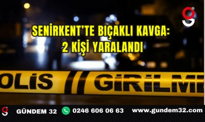 Senirkent’te Bıçaklı Kavga: 2 Kişi Yaralandı