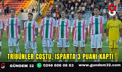 Tribünler Coştu, Isparta 3 Puanı Kaptı