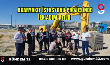 Akaryakıt İstasyonu Projesinde İlk Adım Atıldı
