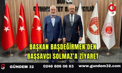 Başkan Başdeğirmen’den Başsavcı Solmaz’a Ziyaret