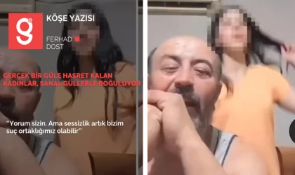 Gerçek bir güle hasret kalan kadınlar, sanal güllerle boğuluyor