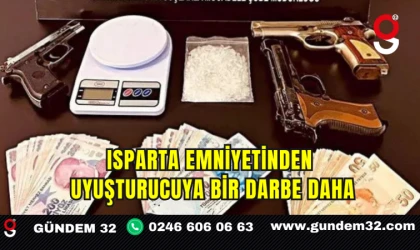 Isparta Emniyetinden Uyuşturucuya Bir Darbe Daha