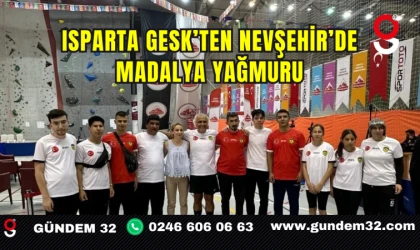 Isparta GESK’ten Nevşehir’de Madalya Yağmuru