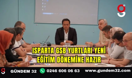 Isparta GSB Yurtları Yeni Eğitim Dönemine Hazır