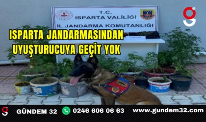 Isparta Jandarmasından Uyuşturucuya Geçit Yok