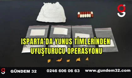 Isparta’da Yunus Timlerinden uyuşturucu operasyonu