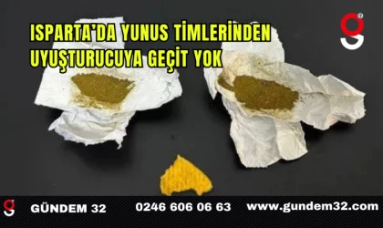 Isparta’da Yunus Timlerinden Uyuşturucuya Geçit Yok