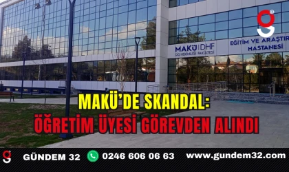 MAKÜ’de Skandal: Öğretim Üyesi Görevden Alındı