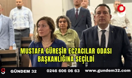 Mustafa Güreşir Eczacılar Odası Başkanlığına Seçildi