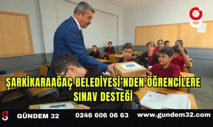Şarkikaraağaç Belediyesi’nden Öğrencilere Sınav Desteği