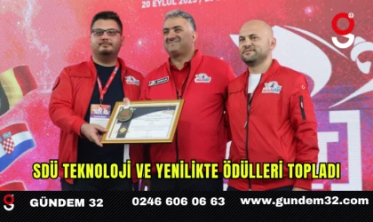 SDÜ Teknoloji ve Yenilikte Ödülleri Topladı