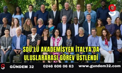 SDÜ’lü Akademisyen İtalya’da Uluslararası Görev Üstlendi