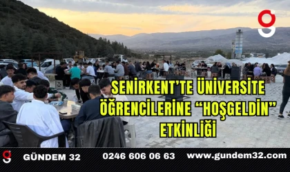 Senirkent’te Üniversite Öğrencilerine “Hoşgeldin” Etkinliği