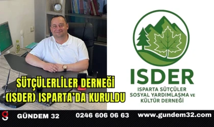 Sütçülerliler Derneği (ISDER) Isparta’da Kuruldu