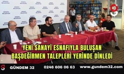 Yeni Sanayi Esnafıyla Buluşan Başdeğirmen Talepleri Yerinde Dinledi