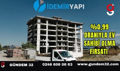 %0,99 Oranıyla Ev Sahibi Olma Fırsatı
