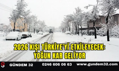 2026 Kışı Türkiye’yi Etkileyecek: Yoğun Kar Geliyor