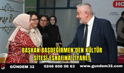 Başkan Başdeğirmen’den Kültür Sitesi Esnafına Ziyaret