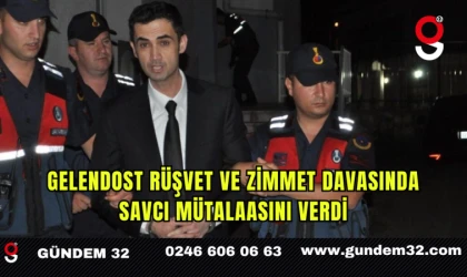 Gelendost Rüşvet ve Zimmet Davasında Savcı Mütalaasını Verdi