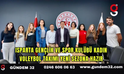 Isparta Gençlik ve Spor Kulübü Kadın Voleybol Takımı Yeni Sezona Hazır