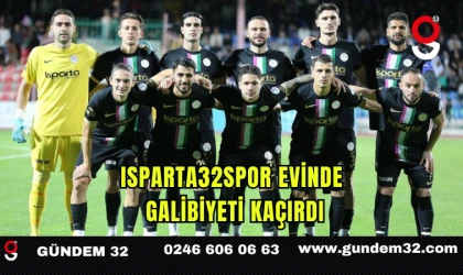 Isparta32spor Evinde Galibiyeti Kaçırdı