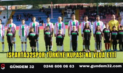 Isparta32spor Türkiye Kupası’na Veda Etti