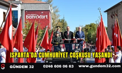 Isparta’da Cumhuriyet Coşkusu Yaşandı
