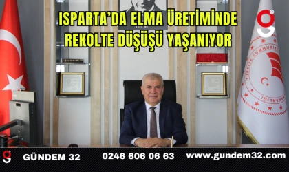 Isparta’da Elma Üretiminde Rekolte Düşüşü Yaşanıyor