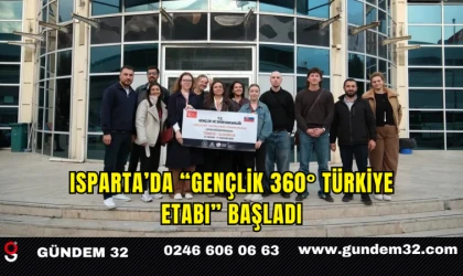 Isparta’da “Gençlik 360° Türkiye Etabı” Başladı