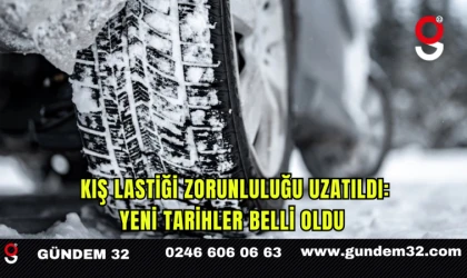 Kış Lastiği Zorunluluğu Uzatıldı: Yeni Tarihler Belli Oldu