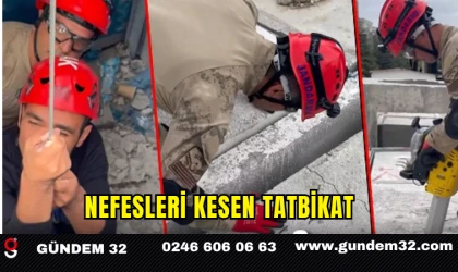 Nefesleri kesen tatbikat
