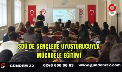 SDÜ Öğrencilerine “NARKOGENÇLİK” Bilgilendirmesi