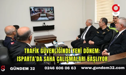 Trafik Güvenliğinde Yeni Dönem: Isparta’da Saha Çalışmaları Başlıyor