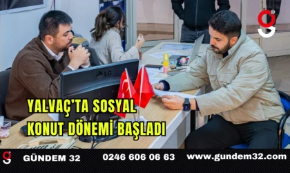 Yalvaç’ta Sosyal Konut Dönemi Başladı