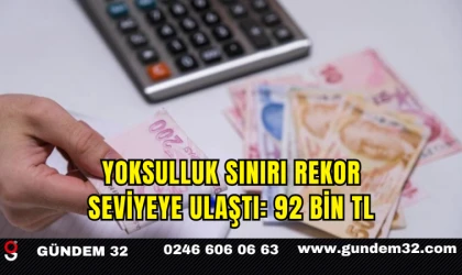 Yoksulluk Sınırı Rekor Seviyeye Ulaştı: 92 Bin TL