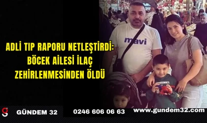 Adli Tıp Raporu Netleştirdi: Böcek Ailesi İlaç Zehirlenmesinden Öldü