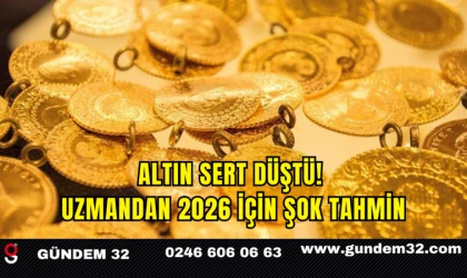 Altın Sert Düştü! Uzmandan 2026 İçin Şok Tahmin